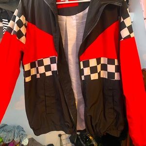 Vintage Orange Kiss Racing jacket JDM